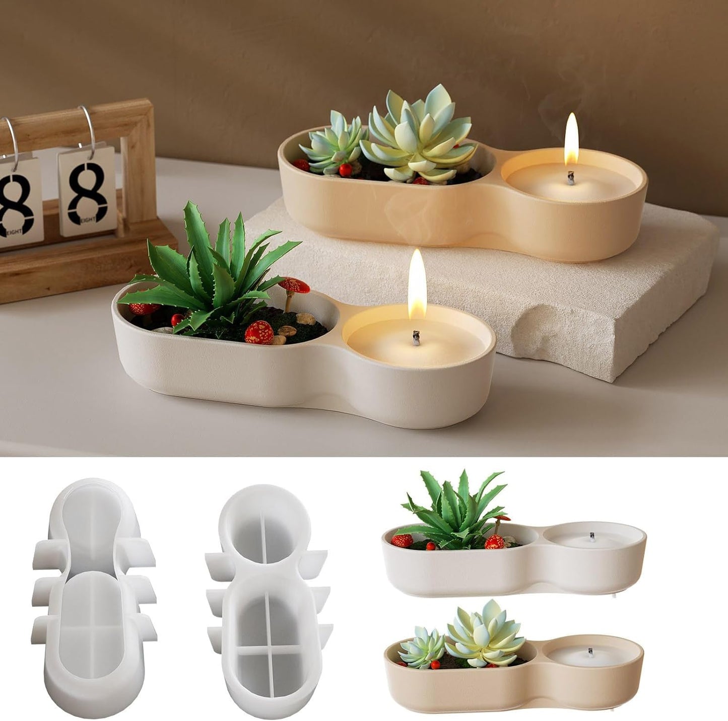 2 in 1 Concrete Mold CRM005