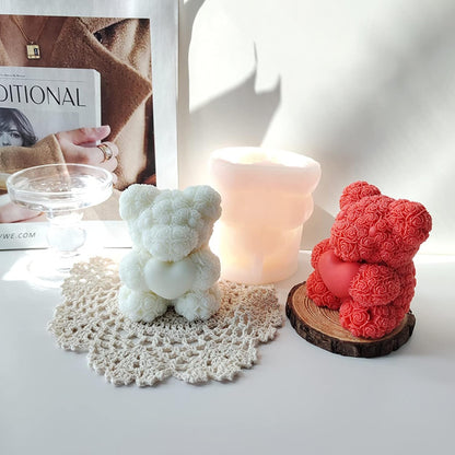 GB004 Rose Teddy Bear Mold