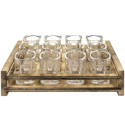 PI018 Square Imported Shot Glass (Set of 12)