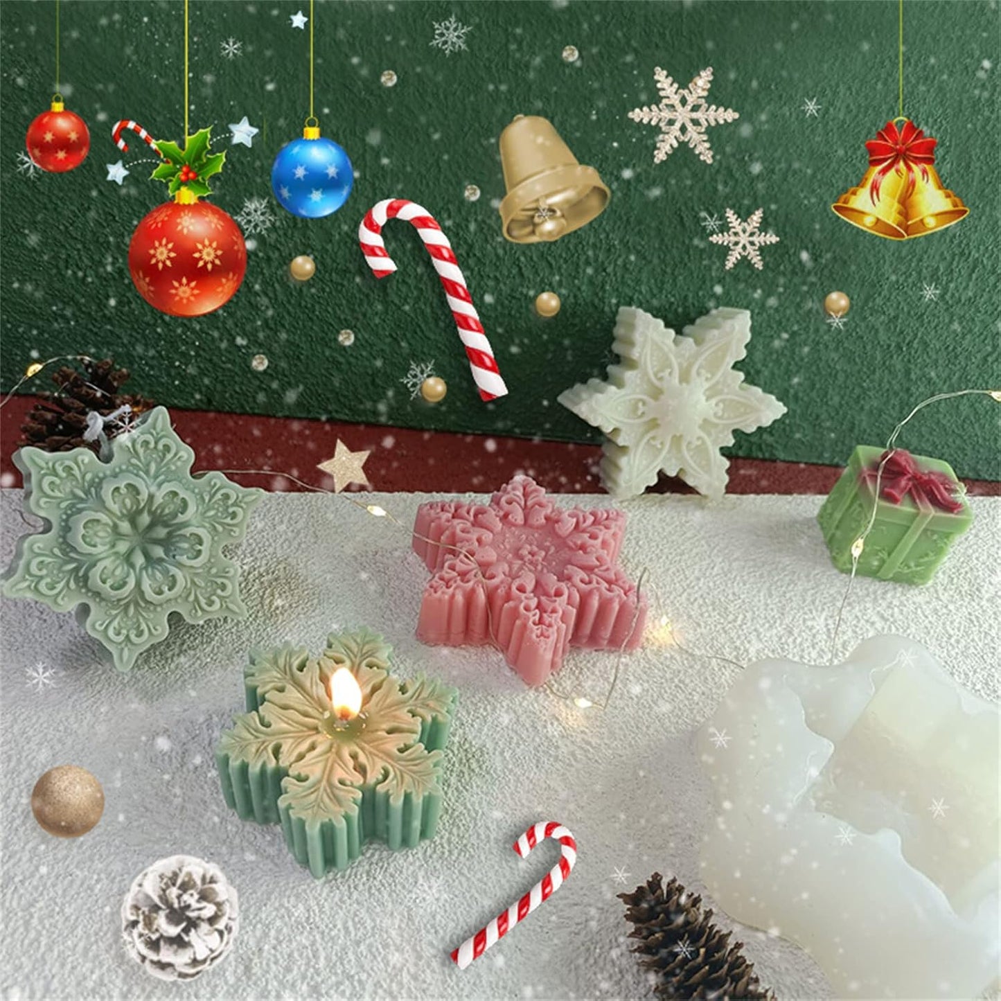 GB158 Star Snowflakes Mold