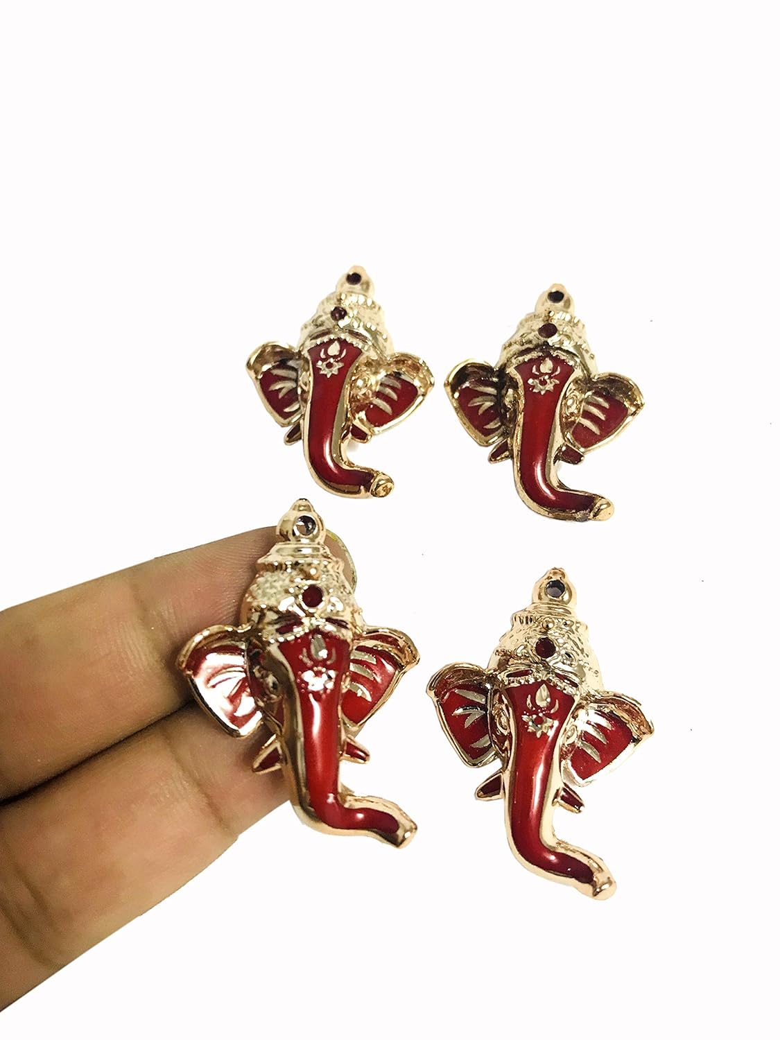AC007 Ganesha Charm  (Pack of 12