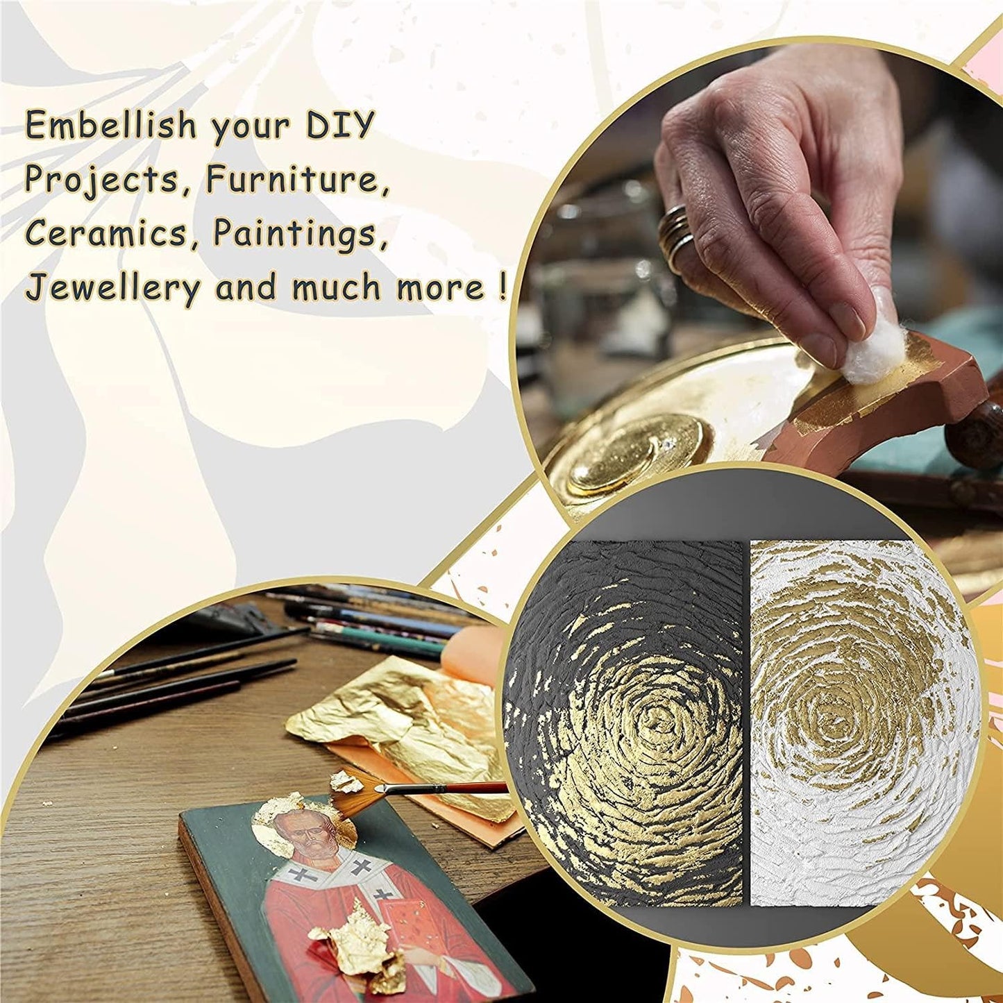 AC004 Gold foil (Pack of 10)
