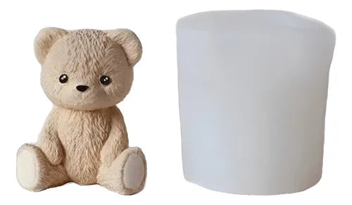 Textured Teddy Bear Mold GB006