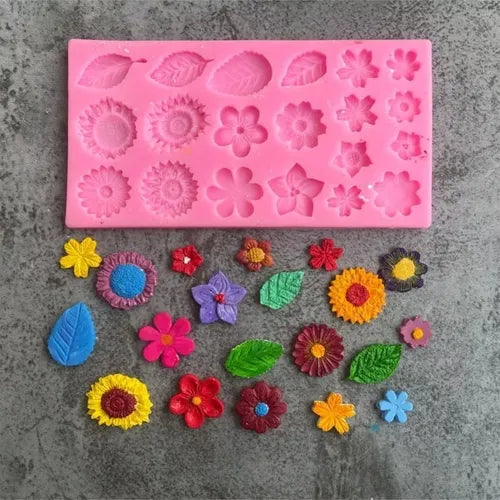 TM025 Leaf Flower Mold