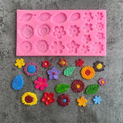 TM025 Leaf Flower Mold