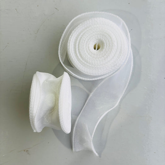 Premium Organza Decorative Ribbon (Pack Of 5)