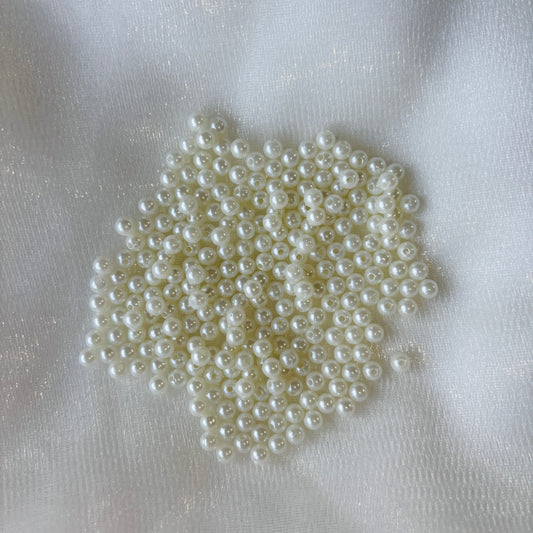 Premium Round Craft Beads – Metallic & Pearl Finish Beads for Jewelry 6 mm (Pack 10)