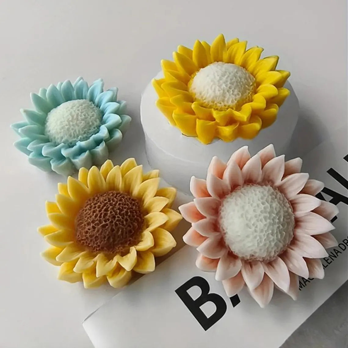 3D Sunflower Mold GB198
