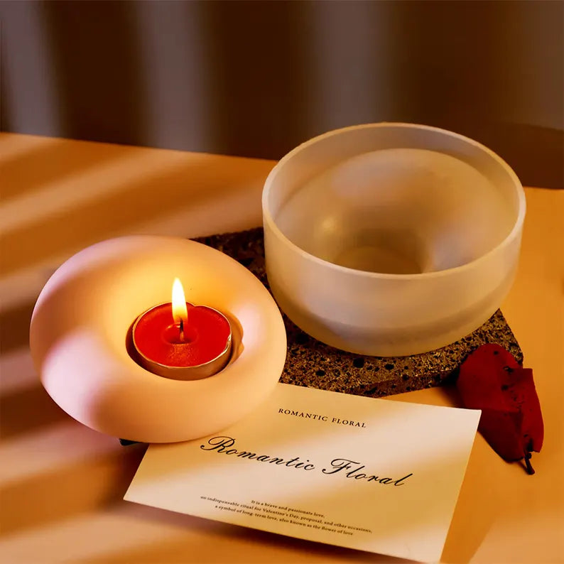 Cushion Tealight Holder Mold CRM014  (Pack Of 3)