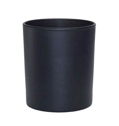 Frosted Black Glass 180ml PI033 (Pack Of 10)